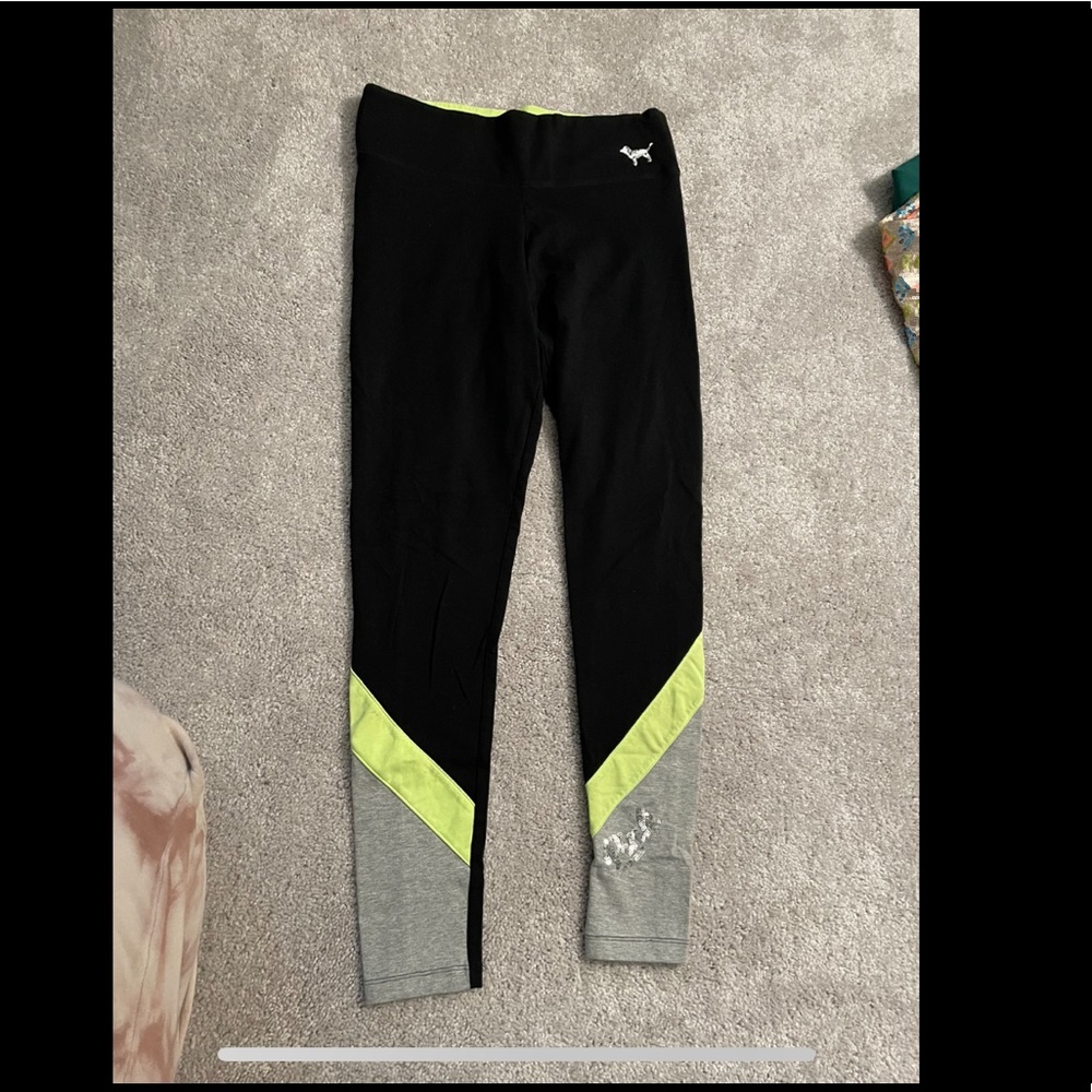 PINK cotton leggings size small